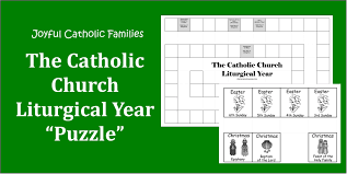 It is celebrated on sunday, and marks the end of holy week, the end of lent, the last day of the easter triduum (holy thursday, good friday and easter sunday), and is the beginning of the easter season of the liturgical year. Liturgical Year Puzzle