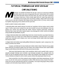 Kampus melarang mahasiswa menyuarakan aspirasi politik mereka. Materi Hari Ke 3 Membangun Web Sekolah