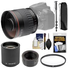 Vivitar 500mm F 6 3 Mirror Lens With 2x Teleconverter 1000mm Monopod Filter Kit For Samsung Galaxy Digital Camera Monopod Digital Camera Mirror Lenses