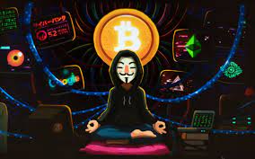 The hackerone ethical hacking platform that has made millionaires out of six hackers has been hacked; Meditation Art Anonymous Hacker Bitcoin Wallpaper Bitcoin Wallpaper 4k 1680x1050 Wallpaper Teahub Io