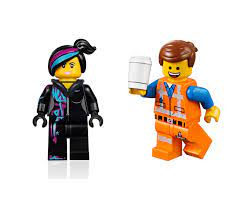 Lego Movie Emmet & Wyldstyle Minifigures Set : Amazon.co.uk: Toys & Games