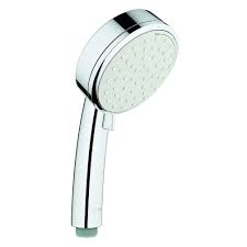 Grohe Tempesta 2 Spray 4 In Single Wall Mount Handheld Rain Shower Head In Chrome Grey Shower Heads Media Shower Chrome