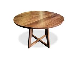 Finn Solid Walnut Round Pedestal Dining Table 42 Diameter Round Wood Dining Table Round Pedestal Dining Table Dining Table