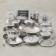 All Clad D5 Stainless Steel 15 Piece Cookware Set Williams Sonoma Cookware Set Pots And Pans Pots And Pans Sets