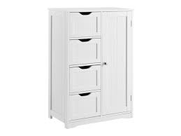 Elle pourra aussi bien mesurer une vingtaine de cm de largeur, que dépasser les 80 cm selon vos besoins. En Casa Armoire De Salle De Bain Etagere De Salle De Bain Commode Meuble De Rangement Coffret Pour L Entree Vintage Mdf Laque 81 X 55 X 30 Cm Blanc Vente De Meuble