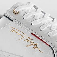 Shop online or in store for tommy hilfiger apparel. Tommy Hilfiger Baskets Femme Signature Sneaker 5015 White Laboutiqueofficielle Com