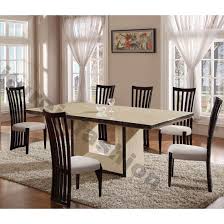 Does Your Diningroom Decor Matches Your Interiors Style If Not Then Get Hands On Chic Cream Marb Dining Table Marble Dining Table Marble Dining Table Decor