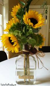 Sunflower Table Decor Sunflower Decor Sunflower Centerpieces Sunflower Arrangements