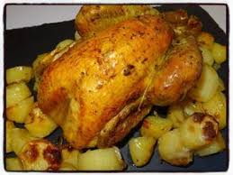 Poulet Roti Aux Pommes De Terre Poulet Roti Et Pommes De Terre Poulet Roti Recette Poulet Roti