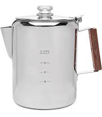 For more information on coffee and all things. Coletti Bozeman Camping Coffee Pot Coffee Percolator Percolator Coffee Pot For Campfire Or Stove Top Coffee Making 12 Cup Pricepulse