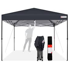 Sometimes, size really does matter. One Person Setup Instant Pop Up Canopy W Wheeled Bag 10x10ft Best Choice Products