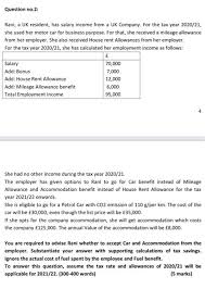Congratulations to our 2020 peter j. Solved Question No 2 Rani A Uk Resident Has Salary Inc Chegg Com