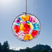 Motherandsonglass 4.5 out of 5 stars (309) Easy Stained Glass Window Hanging Craft For Kids Popsugar Family