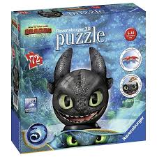 Puzzle tips ravensburger puzzle history how a puzzle is made puzzle quality 10 fun ravensburger puzzle facts colin thompson interview. Ravensburger 3d 111459 Puzzle Ball How To Train Your Dragon 3 Toothless 3d Puzzle Alzashop Com