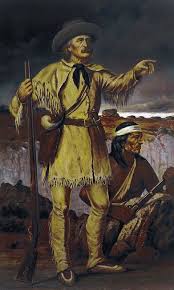 Kit Carson 1809 1868 Art Print By Granger Mountain Man Kit Carson Frontiersman