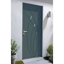 Grâce aux dimensions de cet auvent de porte 80 x 120 cm, profitez d'un large espace abrité. Porte D Entree Aluminium 4 Alu Zoe Gris 90 X H 215 Cm Poussant Droit Castorama