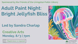 Adult Paint Night: Bright Jellyfish Bliss