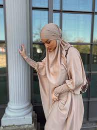 Luxury 2 Piece Jilbab Prayer Set Jilbeb Khimar Hijab - Etsy