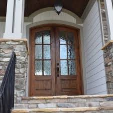 Black modern entrance double doors transparent glass. 6 Lite Farmhouse Arch Top True Divided Lite Double Entry Door In 2021 Double Entry Doors Garage Door Styles Front Door Design