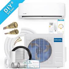 (must be a ac contractor to purchase.) Mrcool Diy 3rd Gen 34 500 Btu 16 Seer Smart Ductless Mini Split Ac And Heat Pump Wifi Remote Control Rona