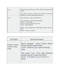 What does nama panggilan mean in malay? Kata Nama Panggilan Doc