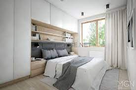 mieszkanie 92m2 styl w kategorii sypialnia zaprojektowany przez mgn pracownia bed house cheap bedroom ideas small master bedroom small room bedroom