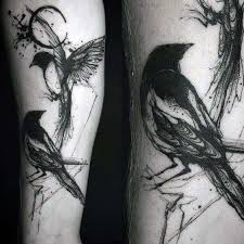 Fascinating back tattoos for women in elaborate designs. 50 Magpie Tattoo Designs For Men Bird Ink Ideas