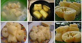 Mulai dari bolu, brownies, kolak, puding, hingga campuran dalam es buah. Singkong Goreng Keju Singkong Disebut Juga Dengan Nama Ketela Pohon Dan Ubi Kayu Atau Istilah Ilmiahnya Diken Resep Resep Masakan Indonesia Resep Sederhana