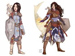 Oc A Level Up Redesign With Mara My Knowledge Domain Cleric Characterdrawing Cleric Dungeons And Dragons Characters Fantasy Character Design