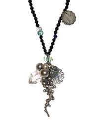 水金地火木土天冥海 工房 minakusi アンティーク七宝蓮の実ネックレス beaded jewelry accessories pendant