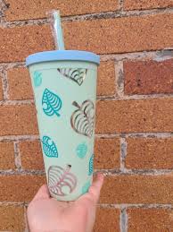 Leaf Style Cold Cup Tumbler Etsy Starbucks Diy Cold Cup Custom Starbucks Cup