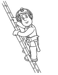 Der käuferschutz ist deine absicherung, wenn eine ware nicht ankommt, beschädigt ist oder nicht der beschreibung entspricht. Feuerwehrmann Sam Ausmalbild Sam Auf Der Leiter