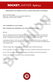 Maybe you would like to learn more about one of these? Proposition D Une Modification Du Contrat De Travail Pour Motif Economique
