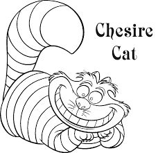 Cheshire Cat Coloring Page Coloring Home In 2020 Disney Coloring Pages Cat Coloring Page Alice In Wonderland Party