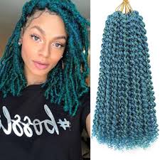 Amazon.com : Passion Twist Hair Mixed Blue/Green Color,14 Inch 7 Packs  Water Wave Crochet Hair Wrap Hair For Passion Twist Crochet/Butterfly  Locs/Spring Twist Crochet Braids Boho Hair Extension (14 Inch,M-Blue#) :  Beauty