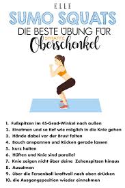 Immer erst mit großen muskelgruppen beginnen und dann ins detail gehen! Sumo Squats Die Beste Ubung Fur Die Innenseite Der Oberschenkel Oberschenkel Innenseite Trainieren Oberschenkel Ubungen Fur Oberschenkel