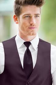 Plum Striped Windsor Tie