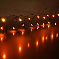 Orange Led Battery Operated Mini Lights