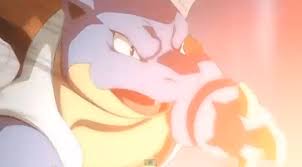Charizard is a fire/flying type and venusaur is a grass/poison type while blastoise is a water type. Mega Charizard Pokemaniacal