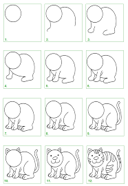 Schoolwiz Hoe Teken Je Een Poes Tekenen Dieren Tekenen Leer Tekenen