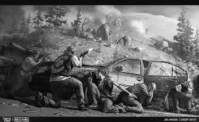 Artstation Days Gone Story Art 1 Of 2 Joel Mandish Art Post Apocalyptic Art Zombie Art