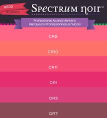 Colorchart Reds_1 Spectrum Noir Colouring System From