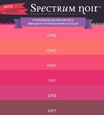 Color Charts Spectrum Noir Colouring System From Crafters