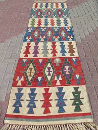 Long Anatolian Turkish Antalya Kilim Runner 37 4 X129 9 Area Rug Runner Carpet By Rhythmoftherug On Etsy Halilar Kilim Dokuma