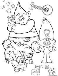 free trolls 2 world tour coloring pages printable feuilles de coloriage fleurs faciles