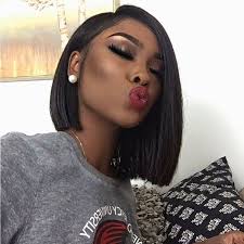Try out the blowout hair treatment on the curly hair weave to achieve. Deep Side Part Bob Wig In 2020 Wig Hairstyles Straight Human Hair Hair Styles