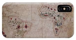 World Nautical Chart 1633 Iphone X Case
