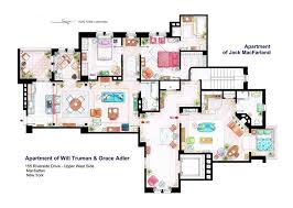 Floor plans of favourite television shows tell an interesting story, offering the viewer an extra dimension of a world they are already familiar. Floor Plans Of Famous Fictional Houses And Apartments