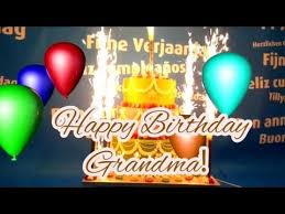 Happy Birthday Song For Grandma Youtube