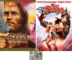 CONAN RED SONJA LOT Barbarian Arnold Schwarzenegger Film Adaptation Stan  Lee 70s $83.94